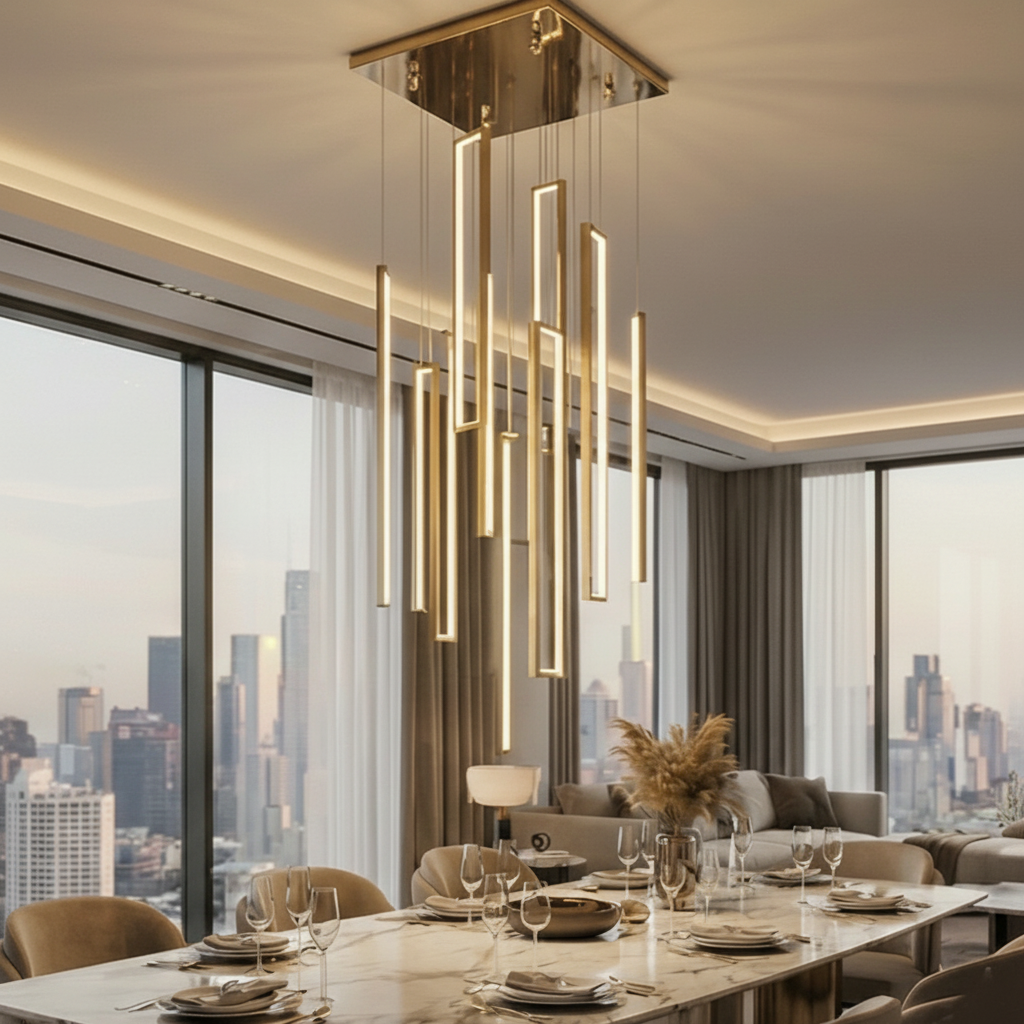 SA Luxury – Modern Linear LED Chandelier