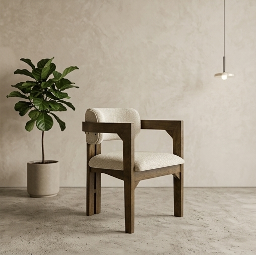 The Sculptural Horizon Armchair