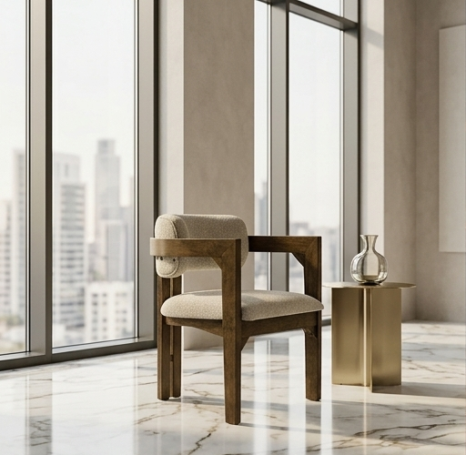 The Sculptural Horizon Armchair