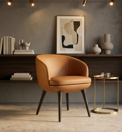 Luxury Modern Accent Chair – Elegant Comfort for Your Space