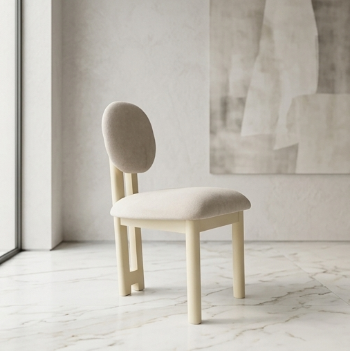 The Elara Sculptural Accent Chair