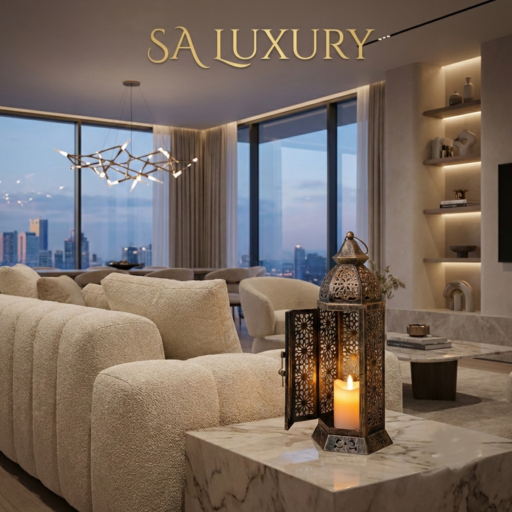 Luxury Vintage-Style Decorative Metal Lantern