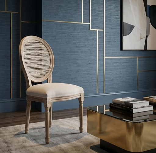 The Parisian Cane Back Dining Chair – Timeless Elegance