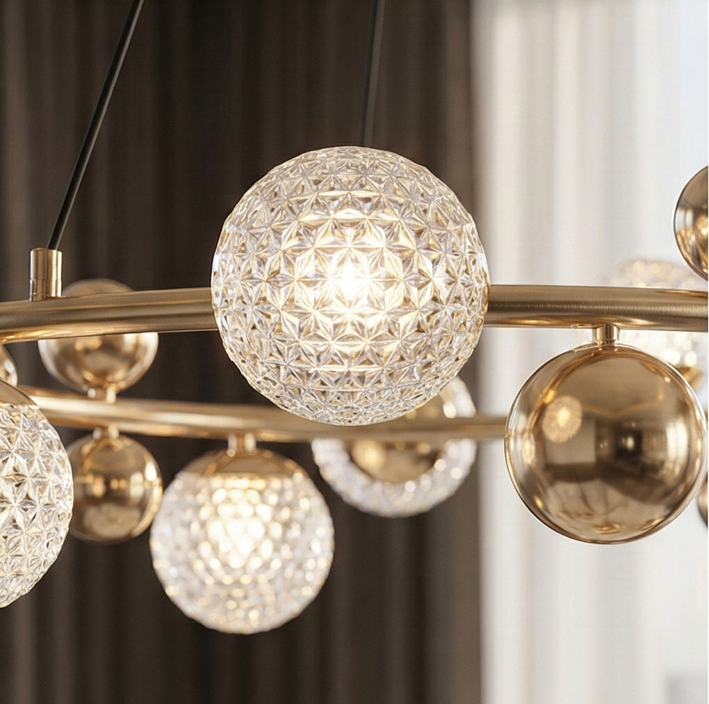 The Aura Sphere Chandelier