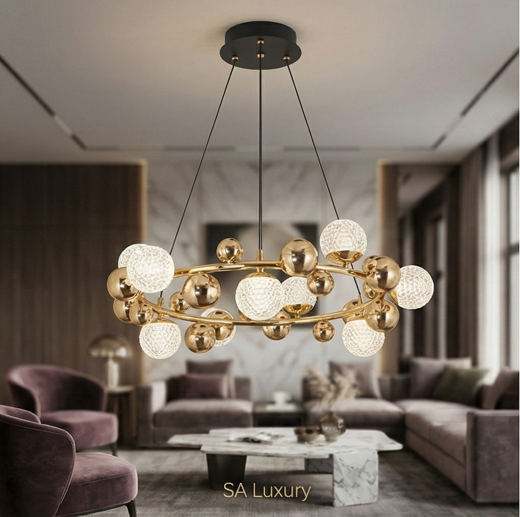 The Aura Sphere Chandelier