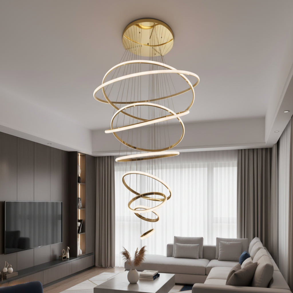 Modern LED Statement Chandelier