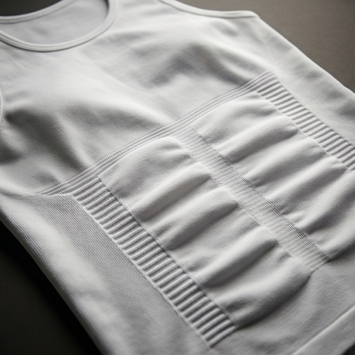 Premium Men's Slimming Compression Undershirt - White