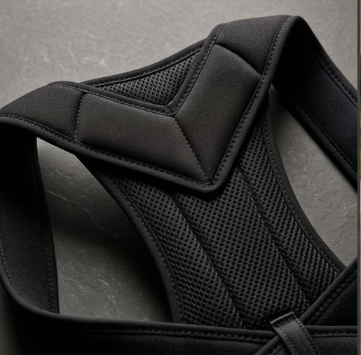 Premium Ergonomic Posture Corrector & Back Support Brace – Black
