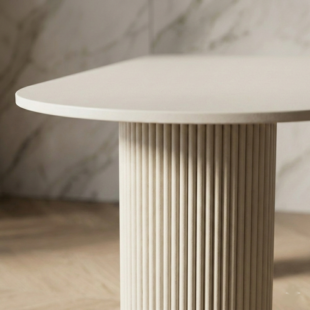 The Elysian Fluted Oval Table