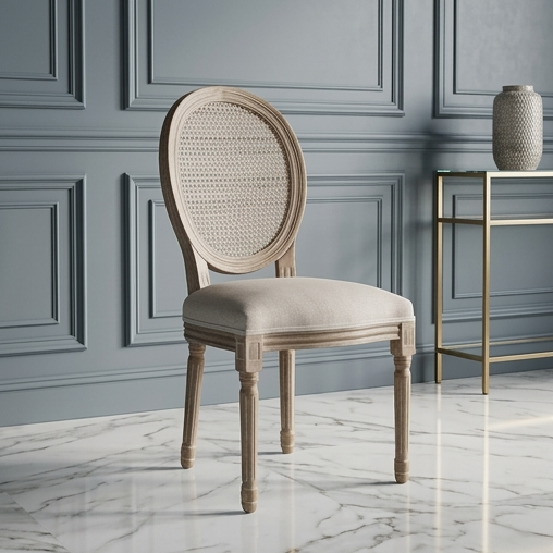 The Parisian Cane Back Dining Chair – Timeless Elegance
