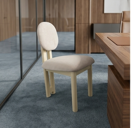 The Elara Sculptural Accent Chair