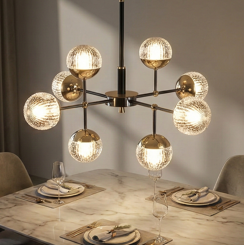 The Aura Sphere Chandelier