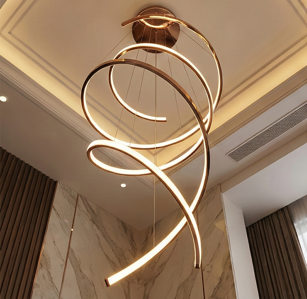 Modern LED Statement Chandelier
