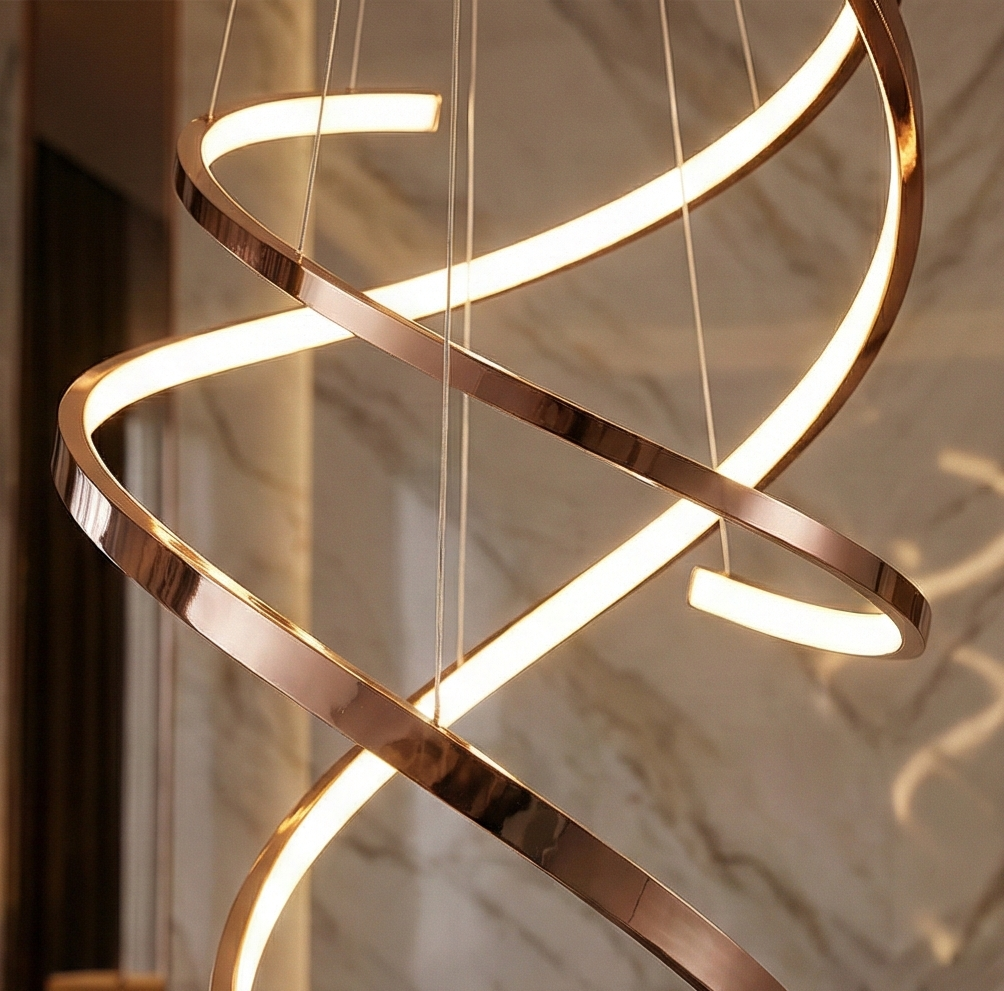 Modern LED Statement Chandelier