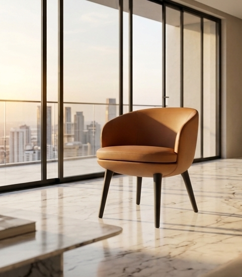 Luxury Modern Accent Chair – Elegant Comfort for Your Space