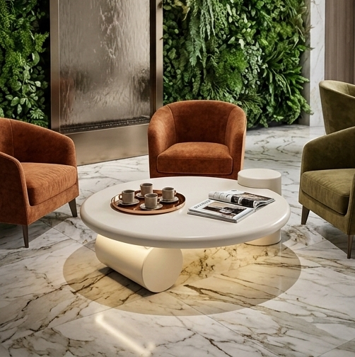 The Eclipse Sculptural Coffee Table